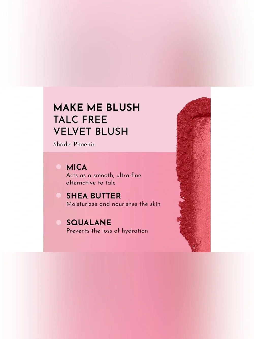 NIB Lawless Make Me Blush Talc-Free Velvet Blush Phoenix Full Size Vegan